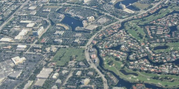 Aerial view of cityscape