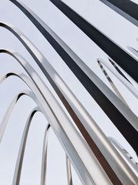 Low angle view of modern built structure