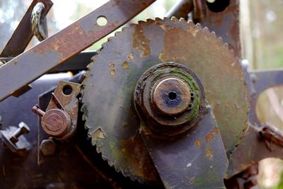 Close-up of rusty metal