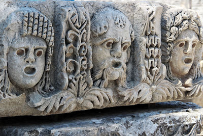 Close-up of buddha statue