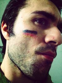 Close-up portrait of young woman