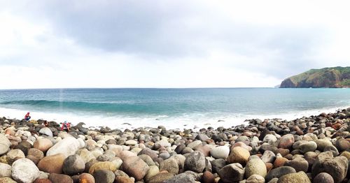 Rocks on beach