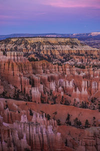 View of rock formation