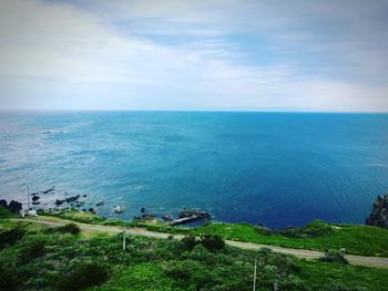 Scenic view of calm sea