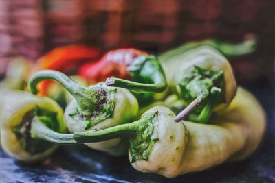 Close-up of chili peppers