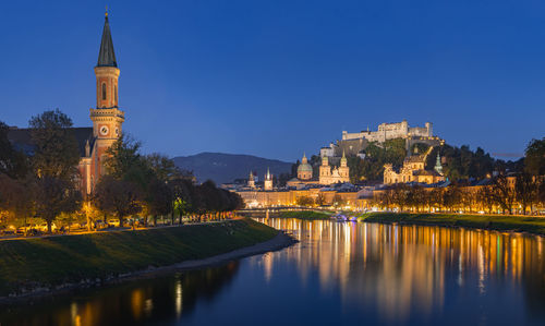 Salzburg historic town center, austria