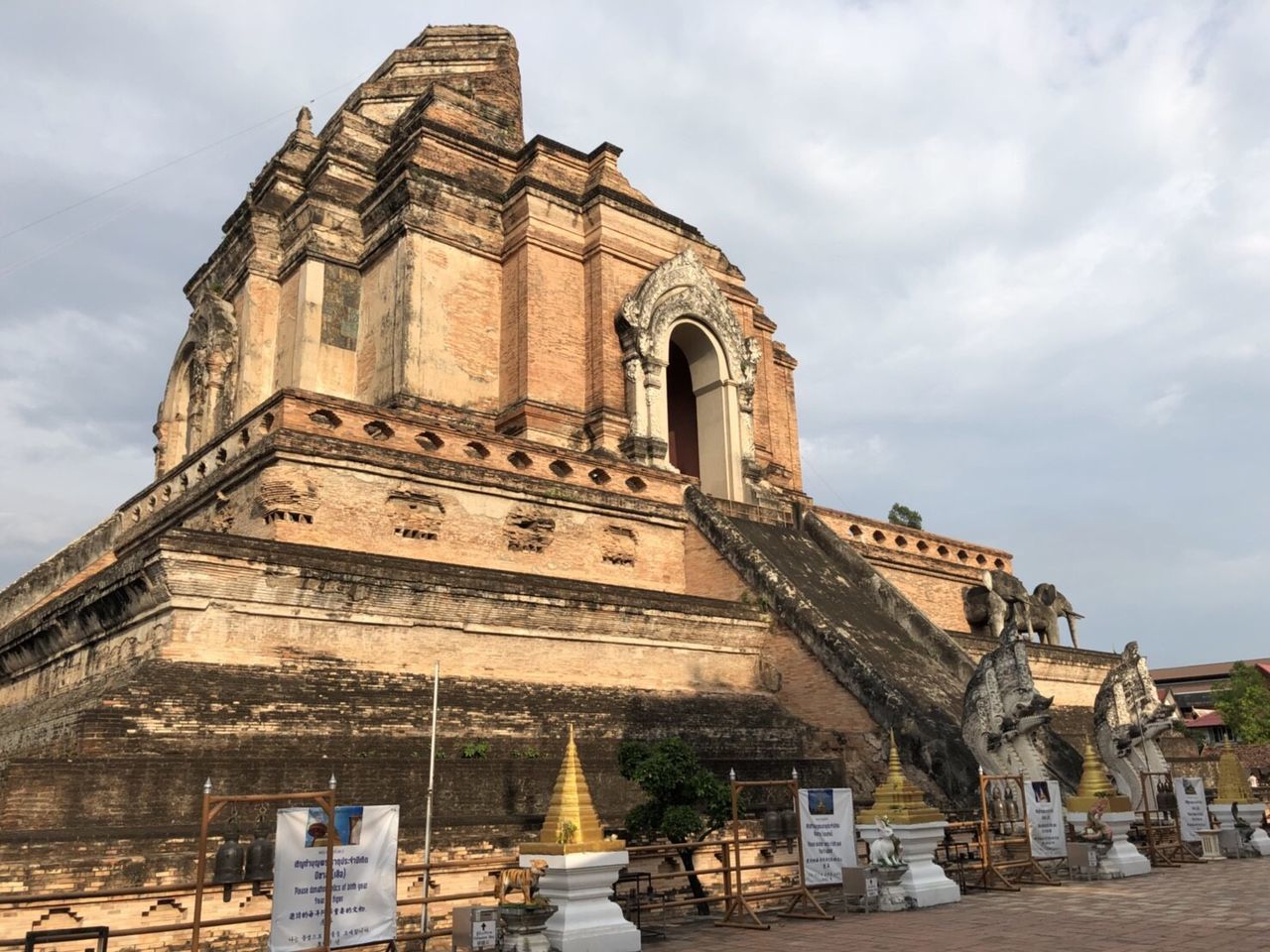 EXTERIOR OF TEMPLE AGAINST SKY