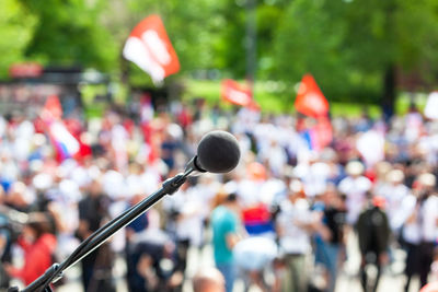 Protest, public demonstration, employment and labor, human rights or pension reform strike