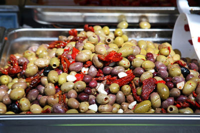 Close-up of fruits in market