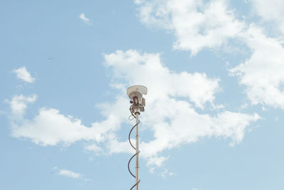 Low angle view of cloudy sky