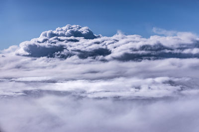 Low angle view of clouds in sky