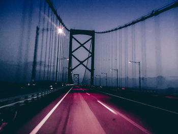 Illuminated tunnel