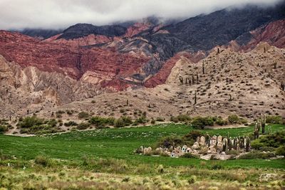 Scenic view of mountains