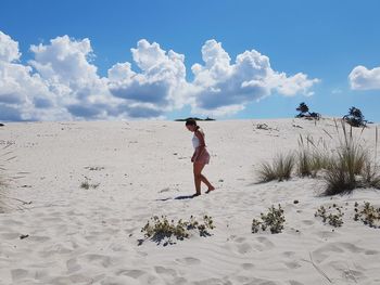 Woman in the dunes