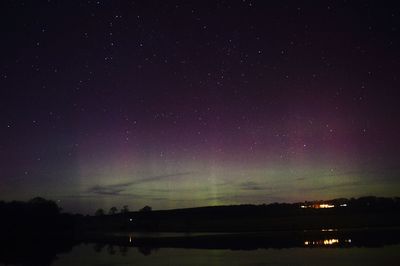Scenic view of star field at night