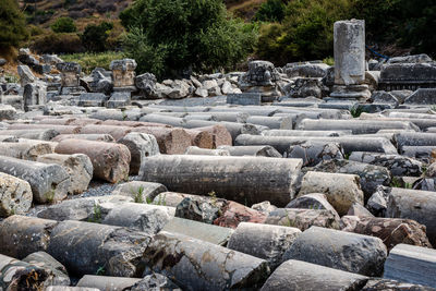 View of old ruins