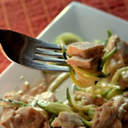 Close-up of food in plate