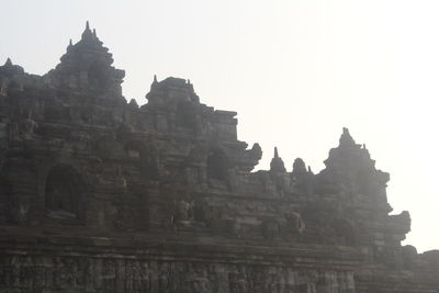 Historic temple against clear sky