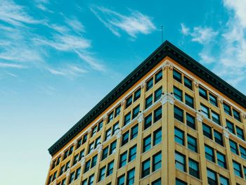 Low angle view of building against sky