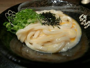 Close-up of served food