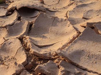 Full frame shot of rocks on land