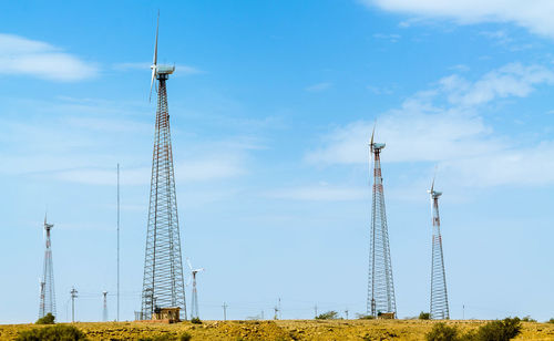 Wind turbines for producing electricity, india