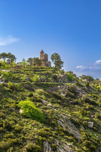 Ruins of church of santa creu de rodes, catalonia, spain