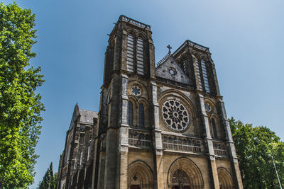 Low angle view of building against sky