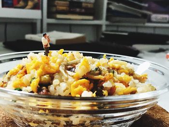 Close-up of food in plate