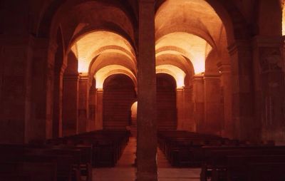 Interior of colonnade