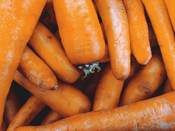 Full frame shot of carrots