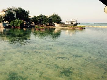 Scenic view of calm sea