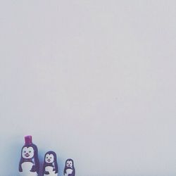 Close-up of food over white background