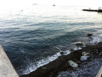 Scenic view of beach