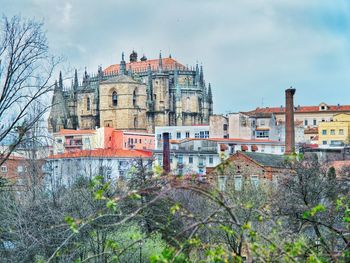 Buildings in city. plasencia, extremadura, españa. 