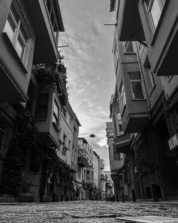 Street amidst buildings in city