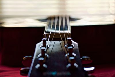 Close-up of guitar