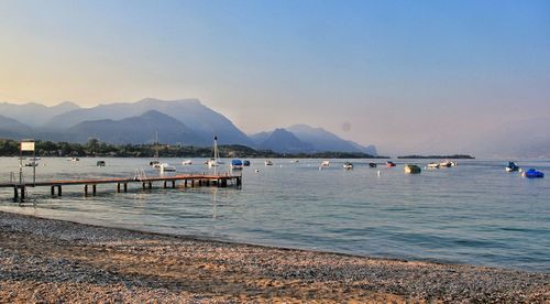 Scenic view of calm sea