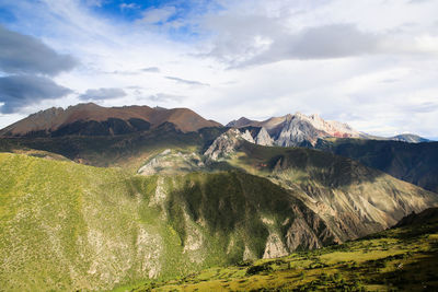 Panoramic view of landscape against sky