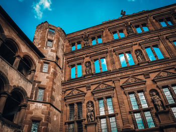 Low angle view of building against sky