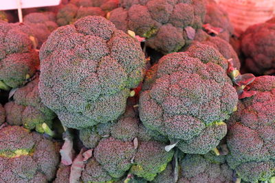 Close-up of vegetables for sale in market