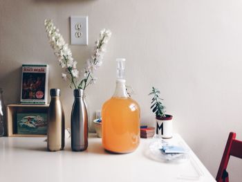 Close-up of food on white background