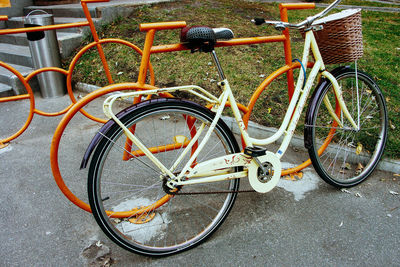 Close-up of bicycle