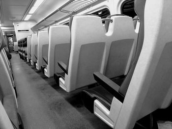 Interior of train