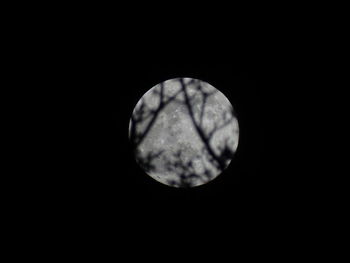 Scenic view of star in darkroom