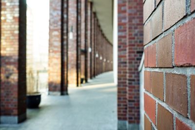 Close-up of brick wall