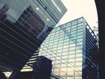 Low angle view of modern building