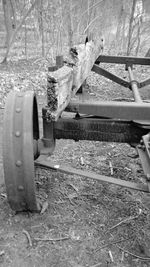 View of snow covered landscape