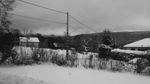 Houses in a village