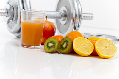 Orange juice in glass